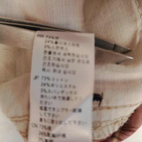 Womens Forever 21 Plaid Cuffed Shorts Size M Pink White Brown Summer Casual - Picture 6 of 8